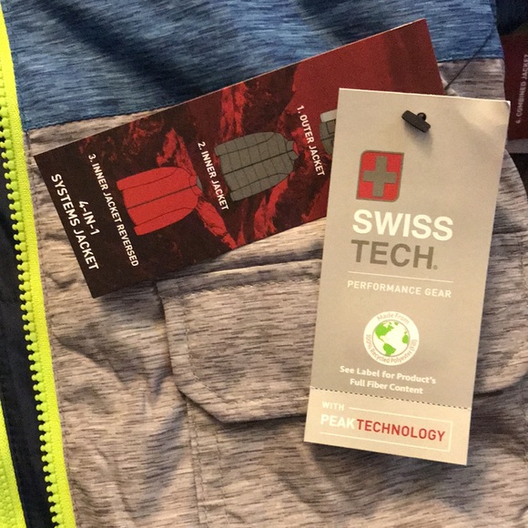 NWT Swiss Tech Performance Gear 4 in 1 Toddler Boy Systems Jacket - Picture 7 of 7